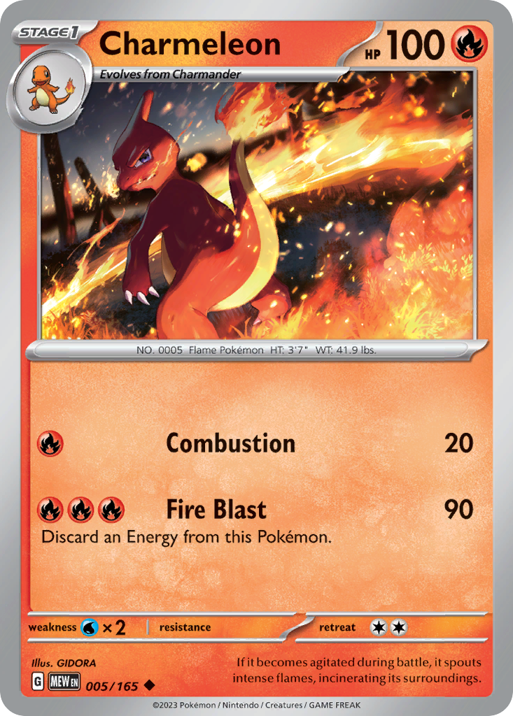 005/165 - Charmeleon - [Uncommon]