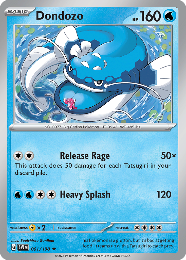 061/198 - Dondozo - [Rare] - Reverse Holo