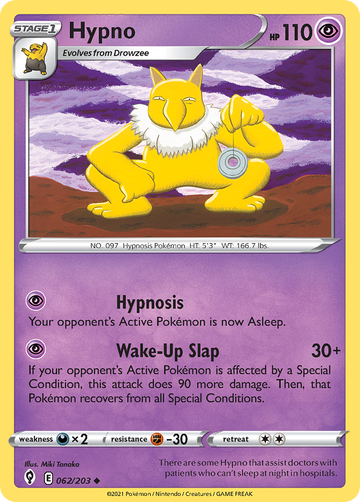 062/203 - Hypno - Reverse Holo - [Uncommon]