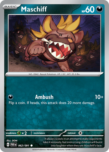 062/091 - Maschiff - [Common] - [Reverse Holo]