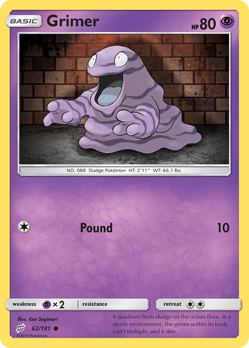 62/181 - Grimer - [Common]