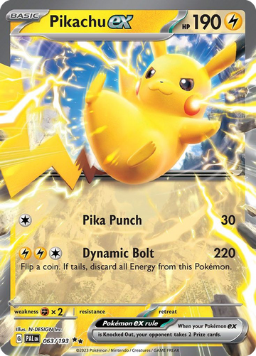 063/193 - Pikachu ex - [Double Rare]