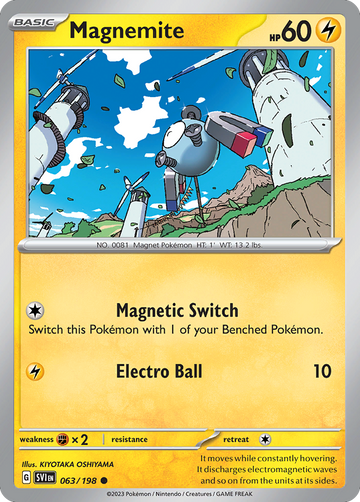 063/198 - Magnemite - [Common] - Reverse Holo