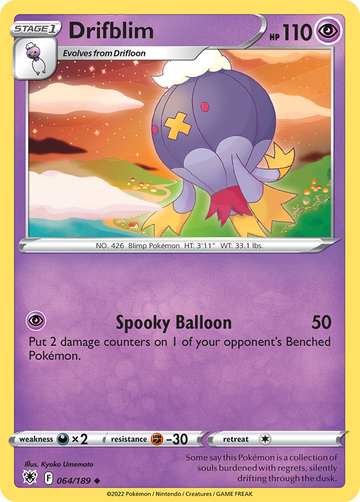 064/189 - Drifblim - Reverse Holo - [Uncommon]