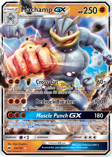 064/147 - Machamp-GX - [Rare Holo GX]