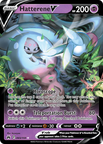 065/159 - Hatterene V - [Rare Holo V]