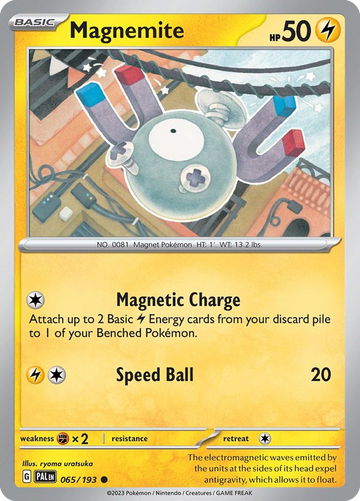 065/193 - Magnemite - [Common] - Reverse Holo