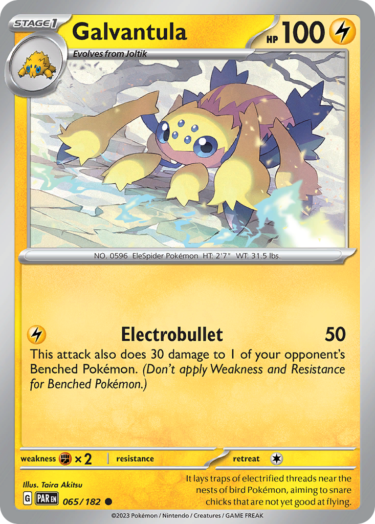 065/182 - Galvantula - [Common] - Reverse Holo-Pokemeister