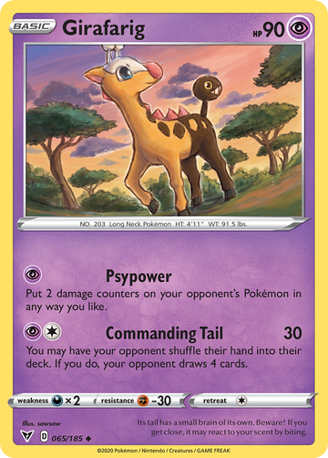 065/185 - Girafarig - [Uncommon]