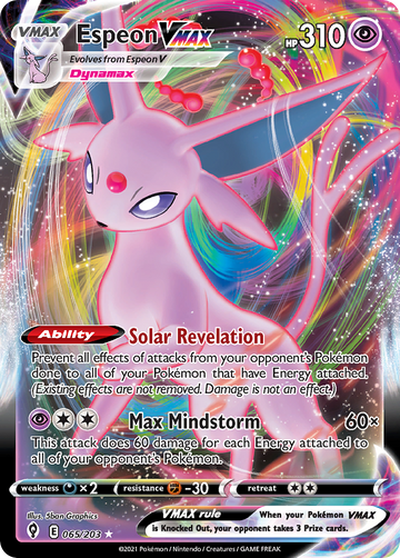 065/203 - Espeon VMAX - [Rare Holo VMAX]