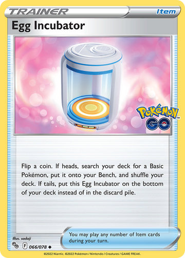 066/078 - Egg Incubator - Reverse Holo - (Uncommon]