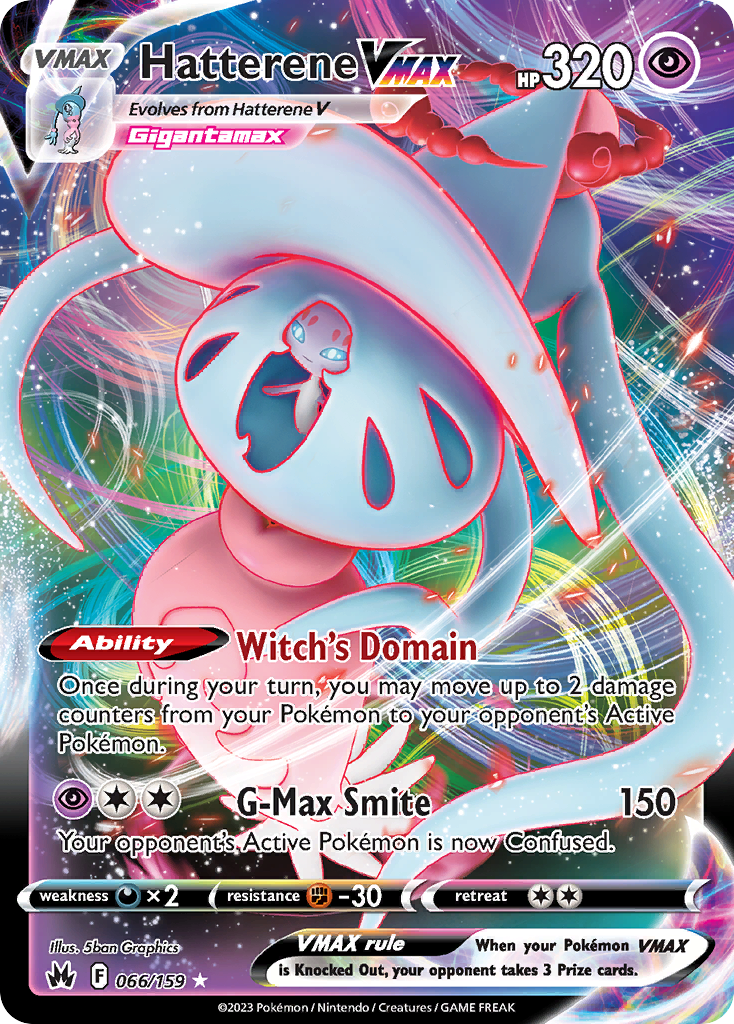 066/159 - Hatterene VMAX - [Rare Holo VMAX]