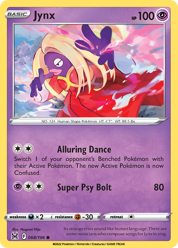068/196 - Jynx - Reverse Holo - [Common]