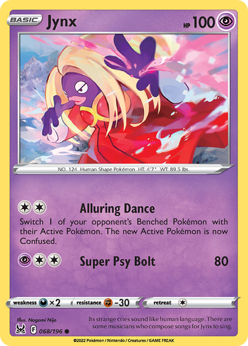 068/196 - Jynx - Reverse Holo - [Common]