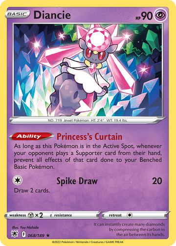 068/189 - Diancie - [Rare Holo]