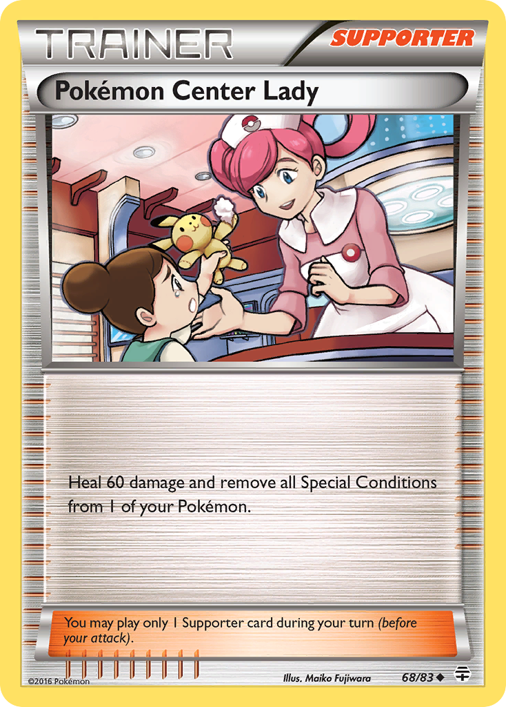 68/83 - Pokémon Center Lady - [Uncommon]