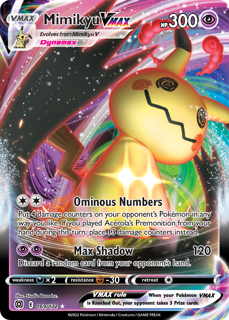 069/172 - Mimikyu VMAX - [Rare Holo VMAX]