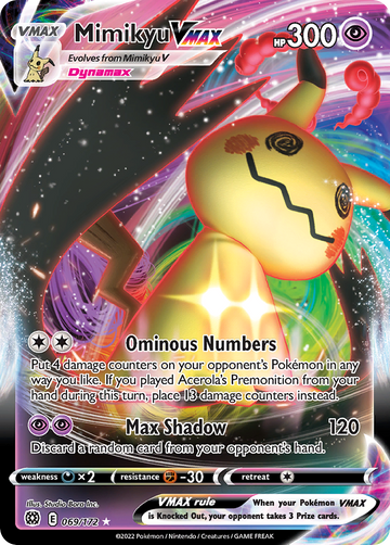 069/172 - Mimikyu VMAX - [Rare Holo VMAX]