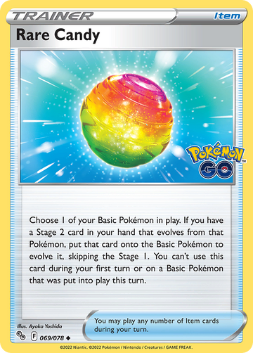 069/078 - Rare Candy - Reverse Holo - (Uncommon]