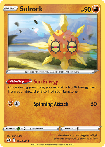 069/159 - Solrock - [Uncommon] - Reverse Holo