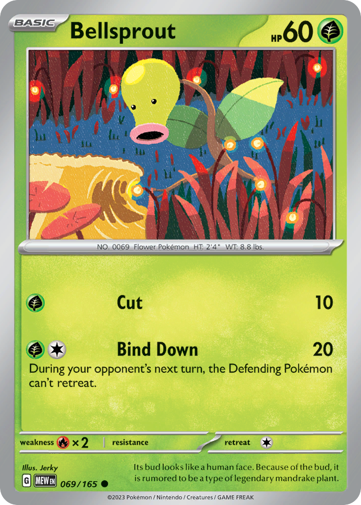 069/165 - Bellsprout - [Common] - Reverse Holo