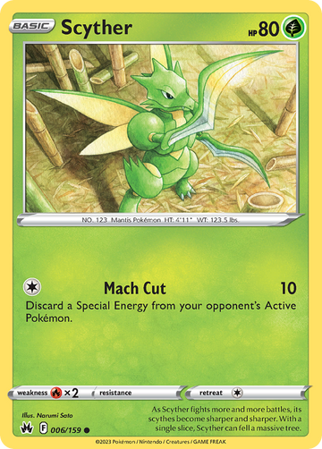 006/159 - Scyther - [Common] - Reverse Holo