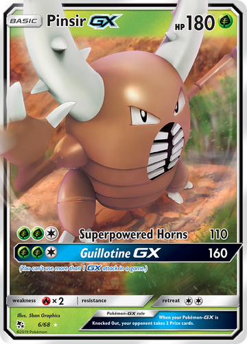 6/68 - Pinsir-GX - [Rare Holo GX]