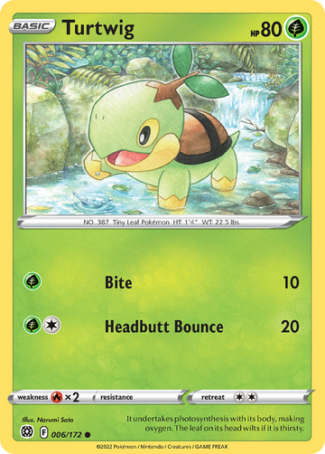 006/172 - Turtwig - Reverse Holo - [Common]