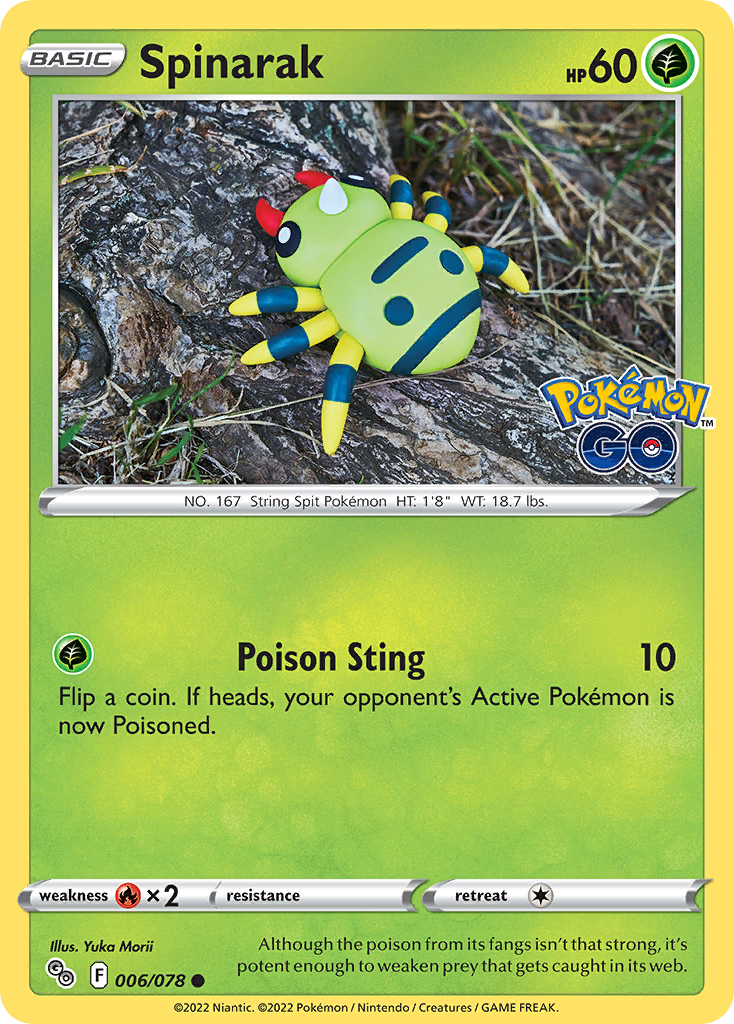 006/078 - Spinarak - Reverse Holo - (Common]