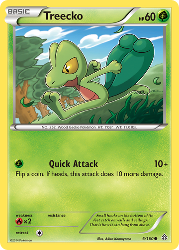6/160 - Treecko - [Common]