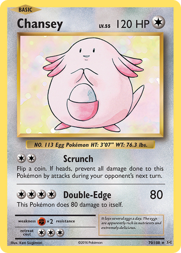 70/108 - Chansey - [Rare Holo]