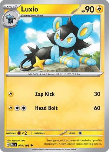 070/193 - Luxio - [Uncommon] - Reverse Holo