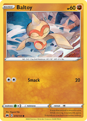 070/159 - Baltoy - [Common] - Reverse Holo