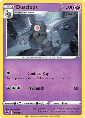 070/185 - Dusclops - [Uncommon]