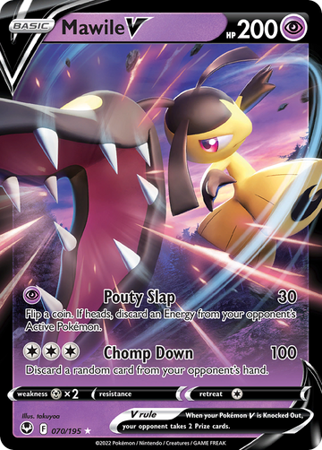 070/195 - Mawile V - [Rare Holo V]