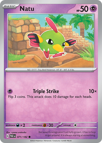 071/182 - Natu - [Common] - Reverse Holo