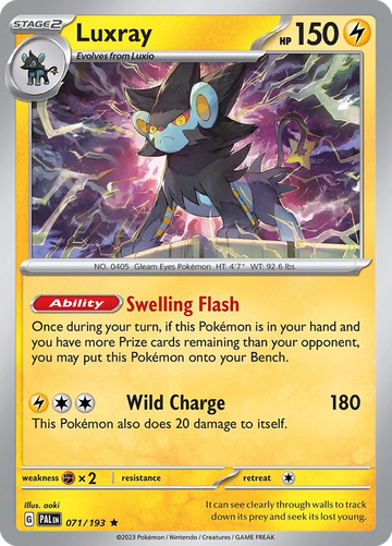 071/193 - Luxray - [Rare] - Reverse Holo