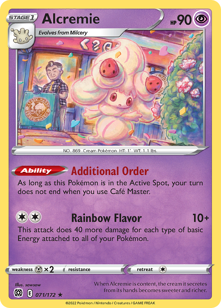 071/172 - Alcremie - Reverse Holo - [Rare]