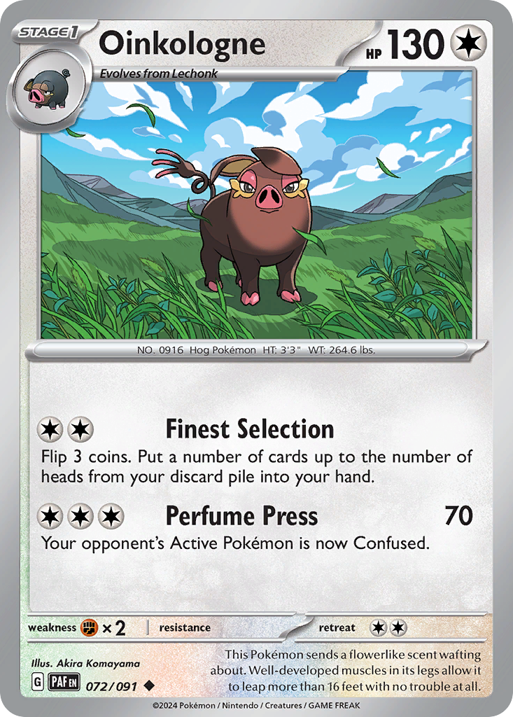 072/091 - Oinkologne - [Uncommon] - [Reverse Holo]