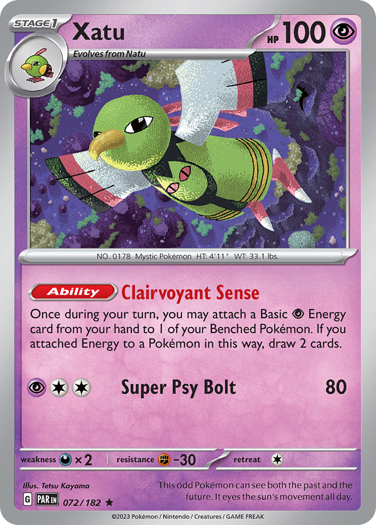 072/182 - Xatu - [Rare]-Pokemeister