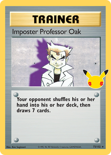 Pokémonkaart 073/102 - Imposter Professor Oak - Celebrations: Classic Collection - [Classic Collection]