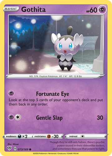 073/189 - Gothita - [Common] - Reverse Holo