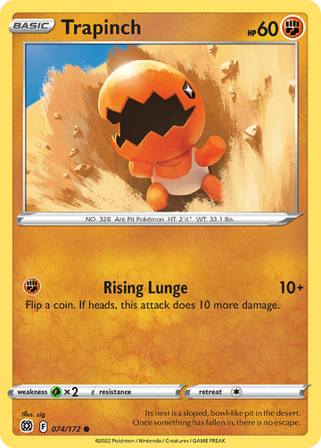 074/172 - Trapinch - Reverse Holo - [Common]