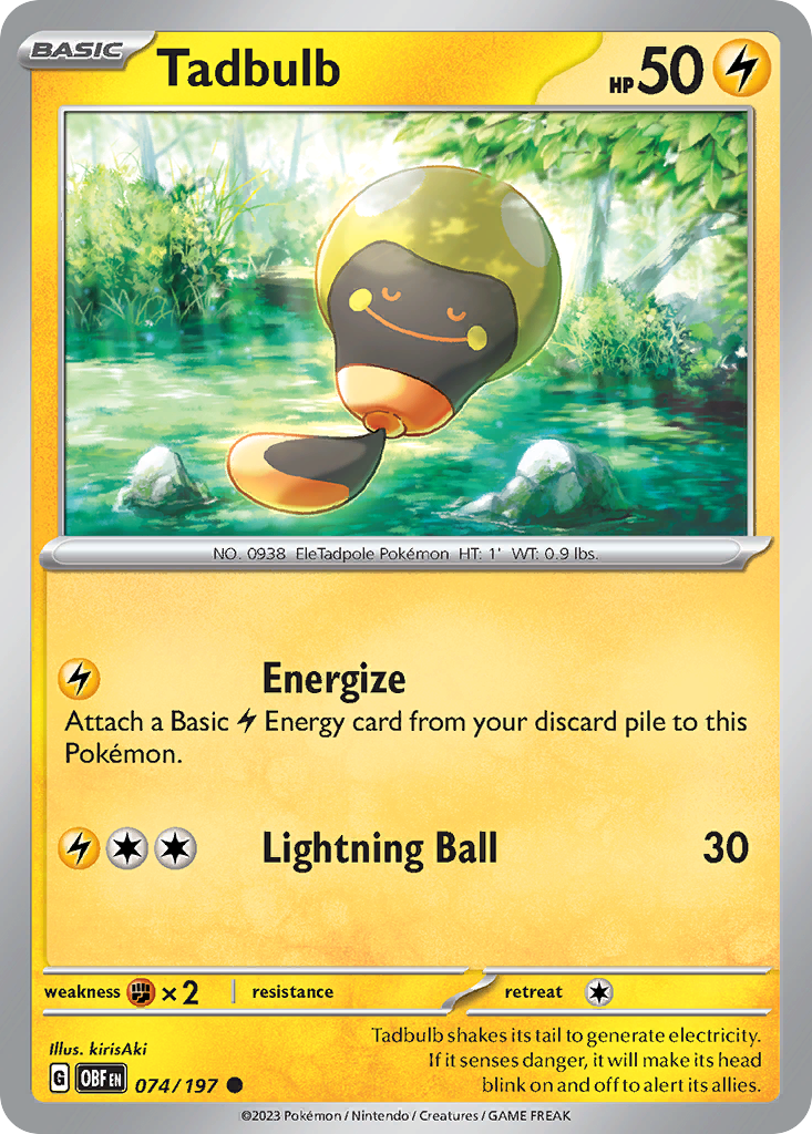 074/197 - Tadbulb - [Common] - Reverse Holo
