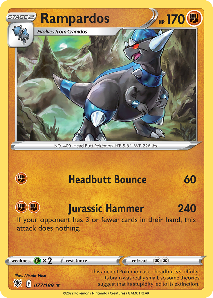 077/189 - Rampardos - [Rare Holo]
