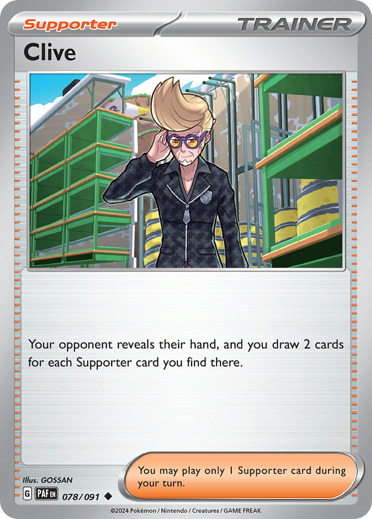 078/091 - Clive - [Uncommon] - [Reverse Holo]