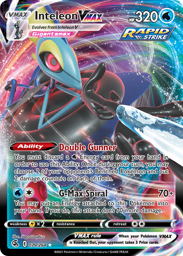 079/264 - Inteleon VMAX - [Rare Holo VMAX]