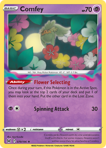 079/196 - Comfey - Reverse Holo - [Rare]