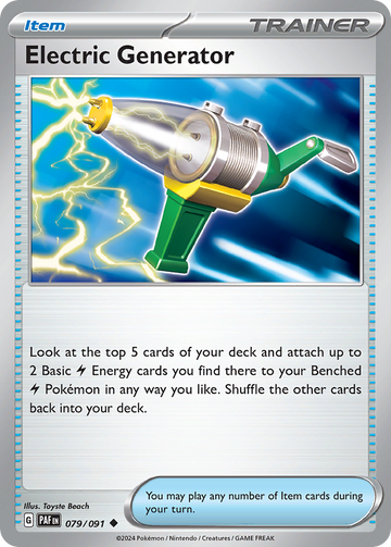 079/091 - Electric Generator - [Uncommon] - [Reverse Holo]