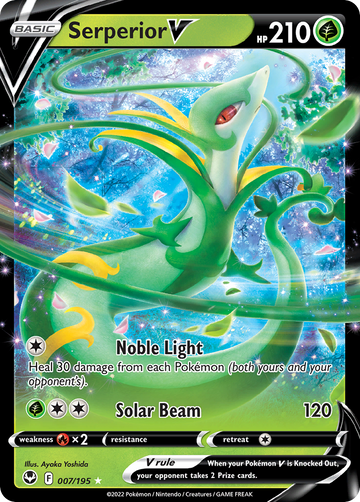 007/195 - Serperior V - [Rare Holo V]